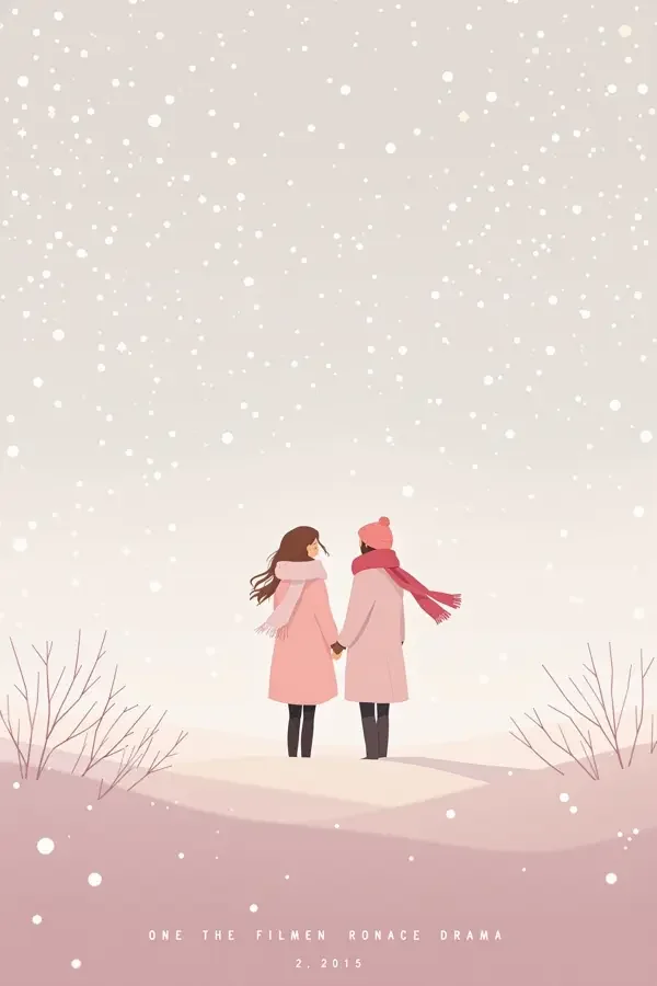 雪落时爱你 - 黄果AI短剧甜宠短剧封面